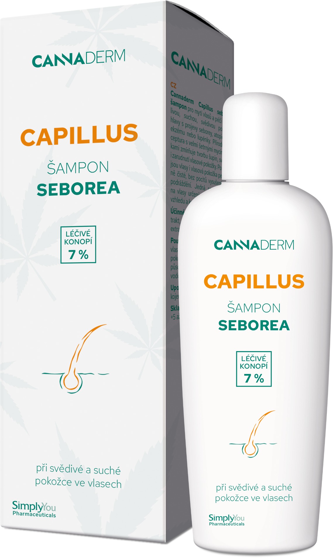 CANNADERM Capillus Seborea šampon 150 ml
