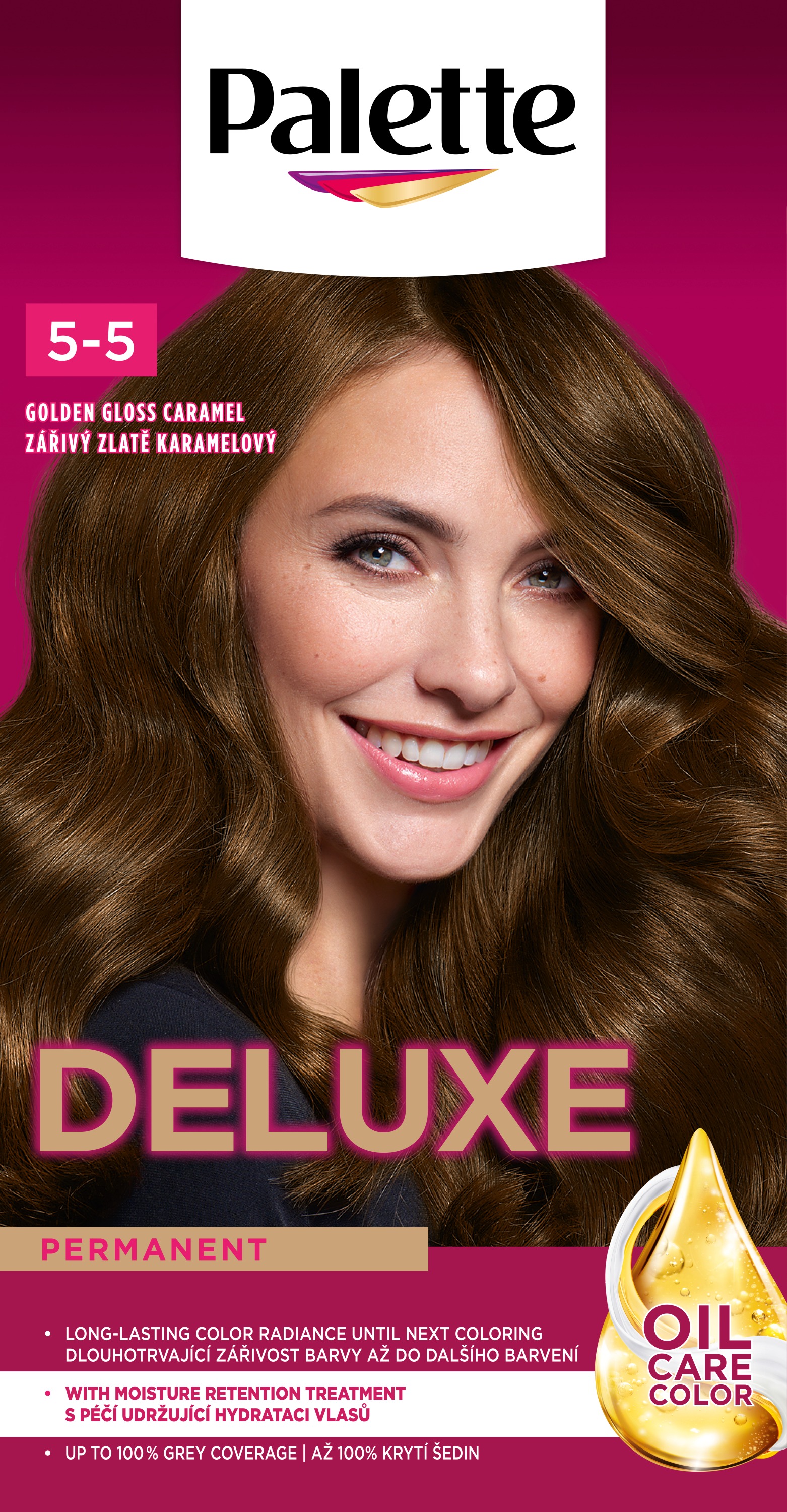 SCHWARZKOPF PALETTE Deluxe 5-5 Zářivě hnědý 50 ml