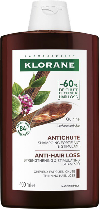 KLORANE Šampon s chininem a BIO protěží alpskou 400 ml