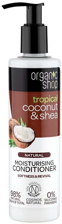 ORGANIC SHOP Hydratační kondicionér kokos a bambucké máslo 280 ml
