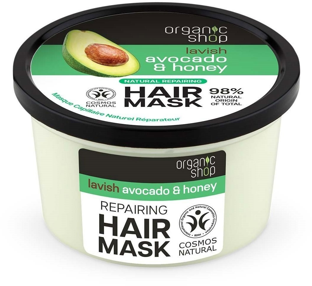 ORGANIC SHOP Osvěžující vlasová maska avokádo a med 250 ml