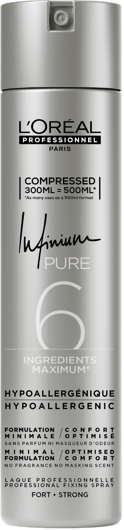 L'ORÉAL PROFESSIONNEL Infinium Pure Fixing Spray Strong 300 ml