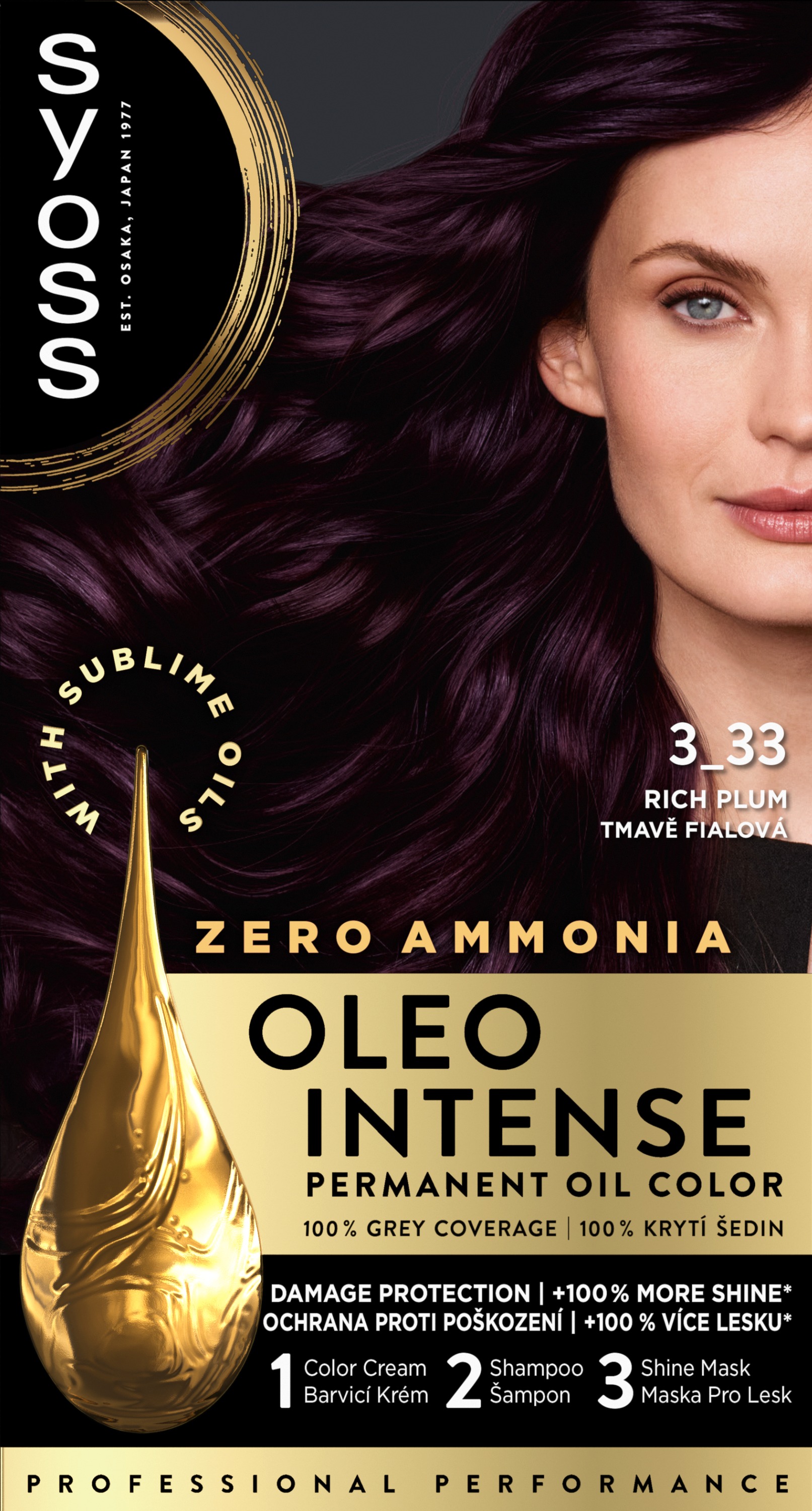 SYOSS Oleo Intense 3-33 Tmavě fialový 50 ml