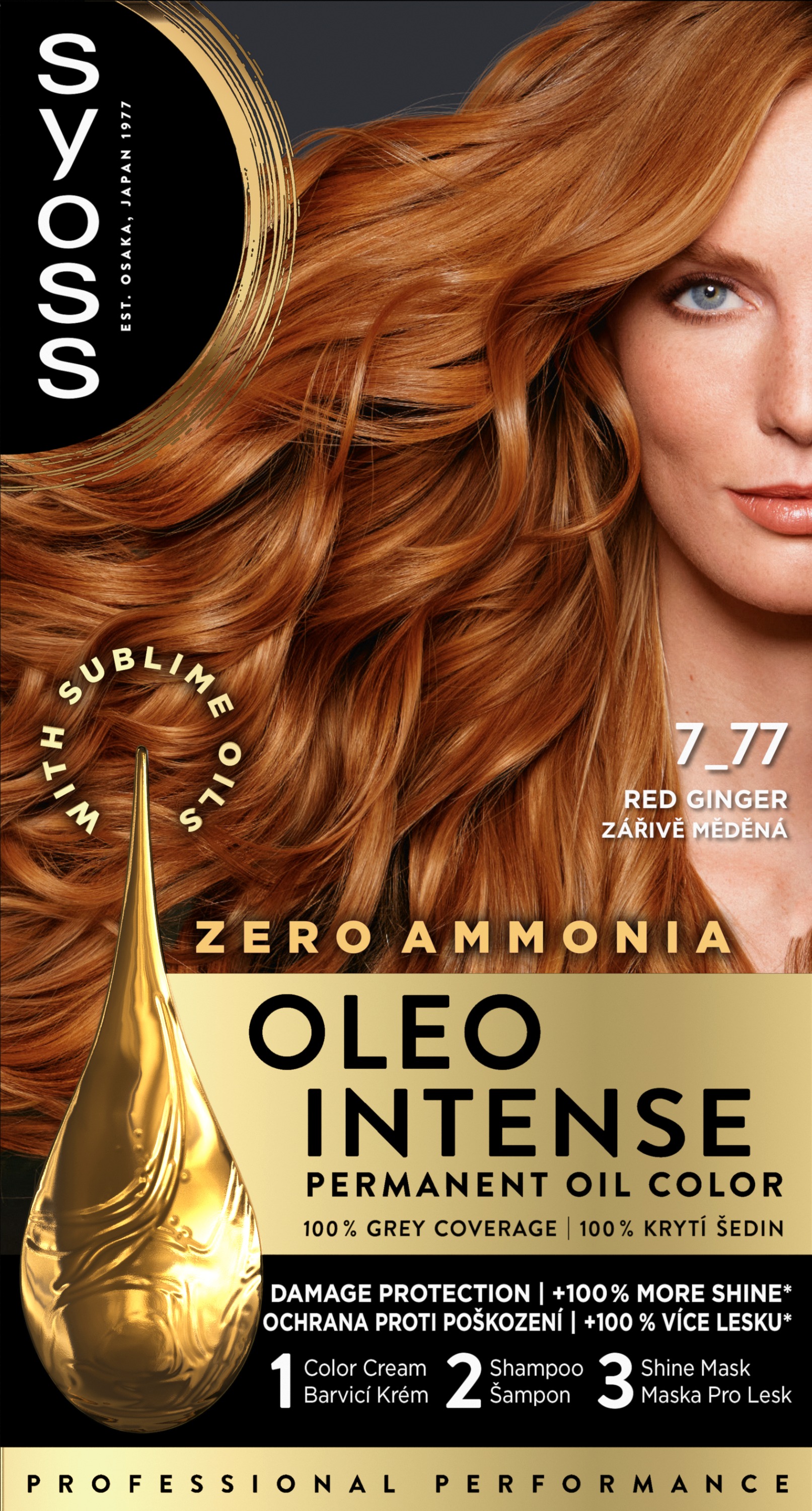 SYOSS Oleo Intense 7-77 Zářivě měděný 50 ml