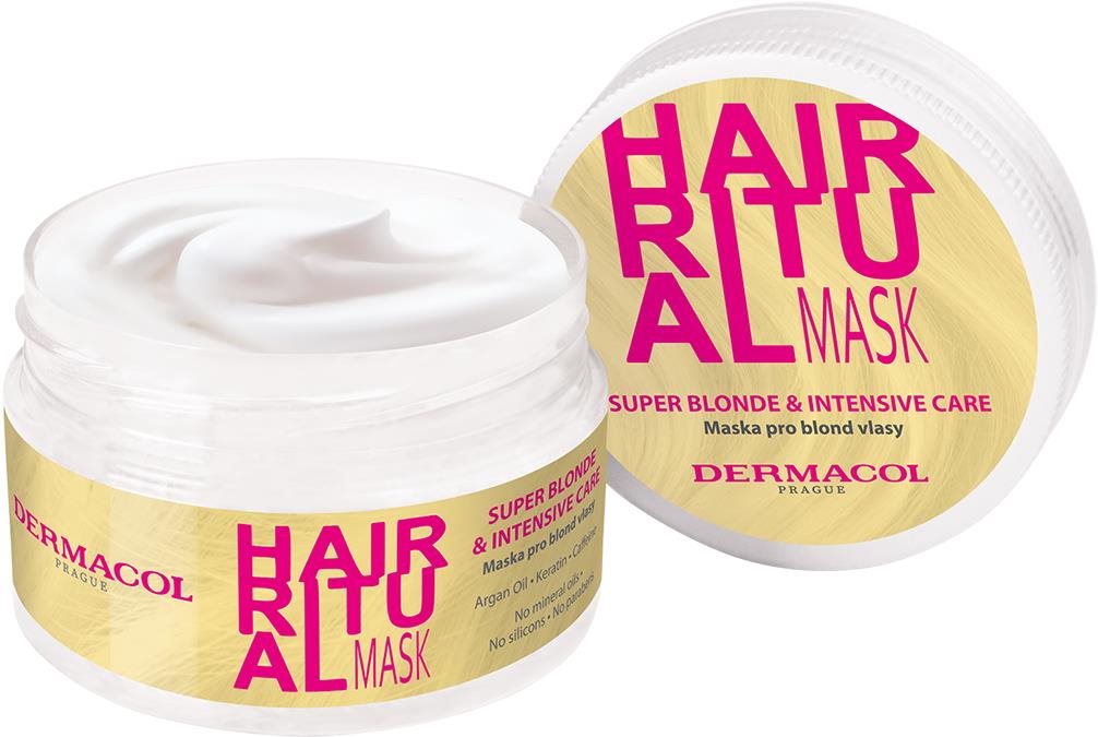 DERMACOL Hair Ritual Maska pro blond vlasy 200 ml