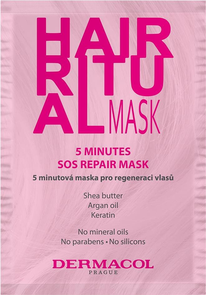 DERMACOL Hair Ritual 5 minutová maska pro regeneraci 15 ml