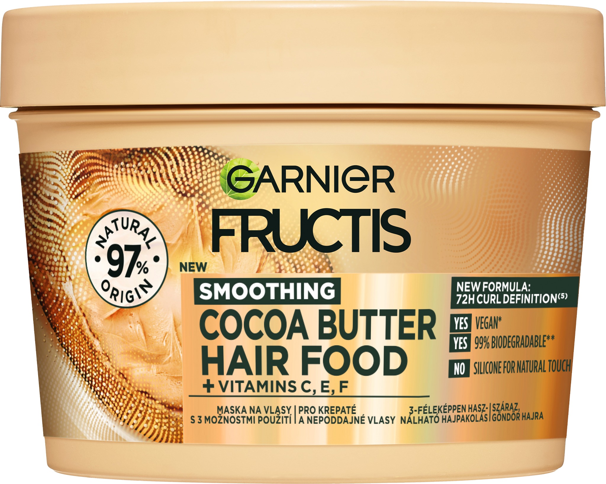 GARNIER Fructis Hair Food Cocoa Butter maska 400 ml