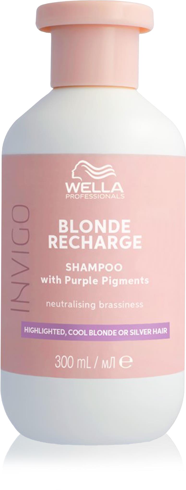 WELLA PROFESSIONALS Invigo Blonde Recharge Cool Neutralizing Shampoo 300 ml