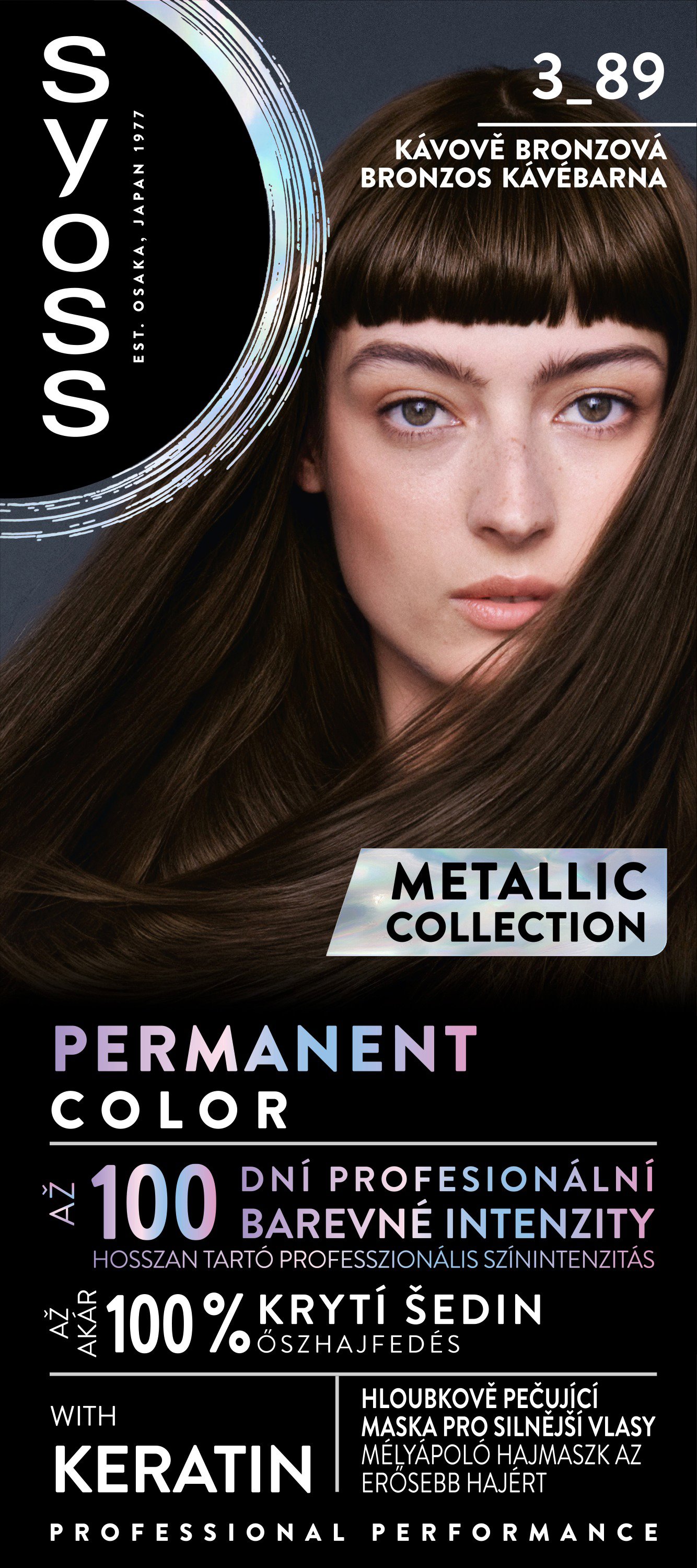 SYOSS Metallics Collection 3-89 Kávově bronzový 50 ml