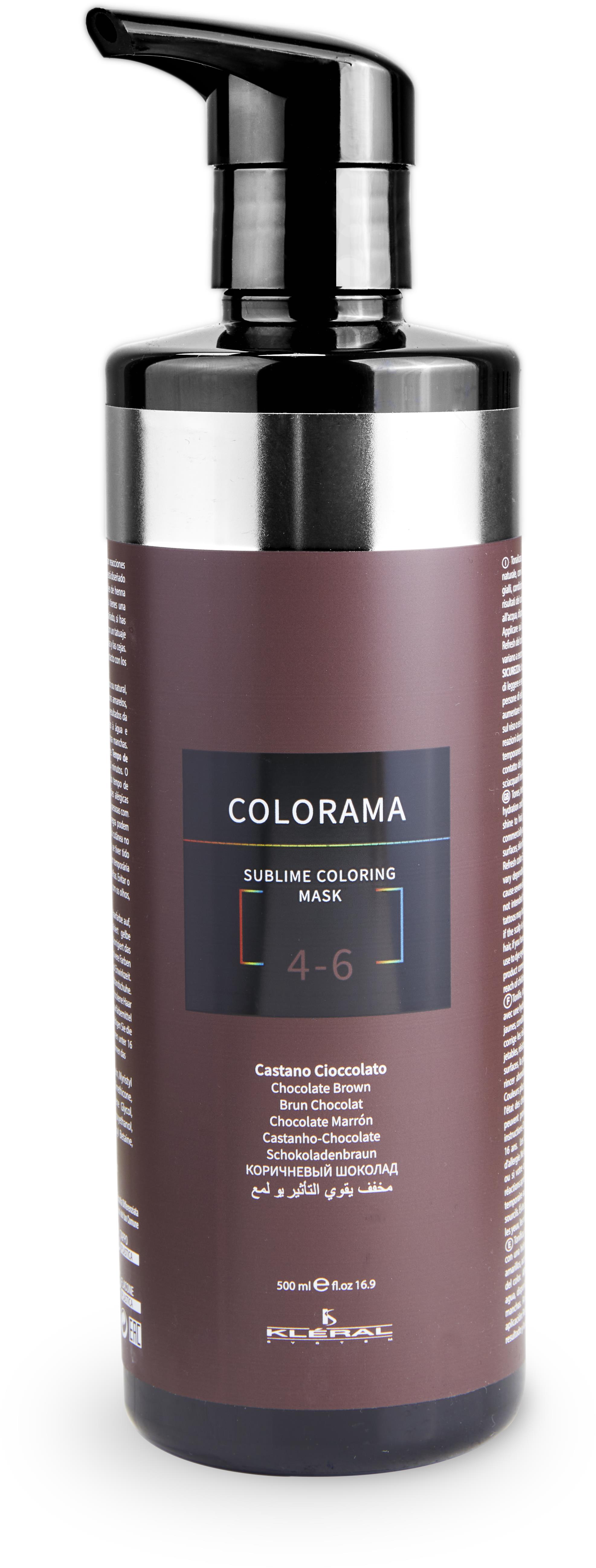 KLÉRAL SYSTÉM Colorama Sublime Coloring Mask 4.6 Chocolate Brown 500 ml