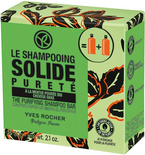 YVES ROCHER Le Shampooing Solide Pureté 60 g
