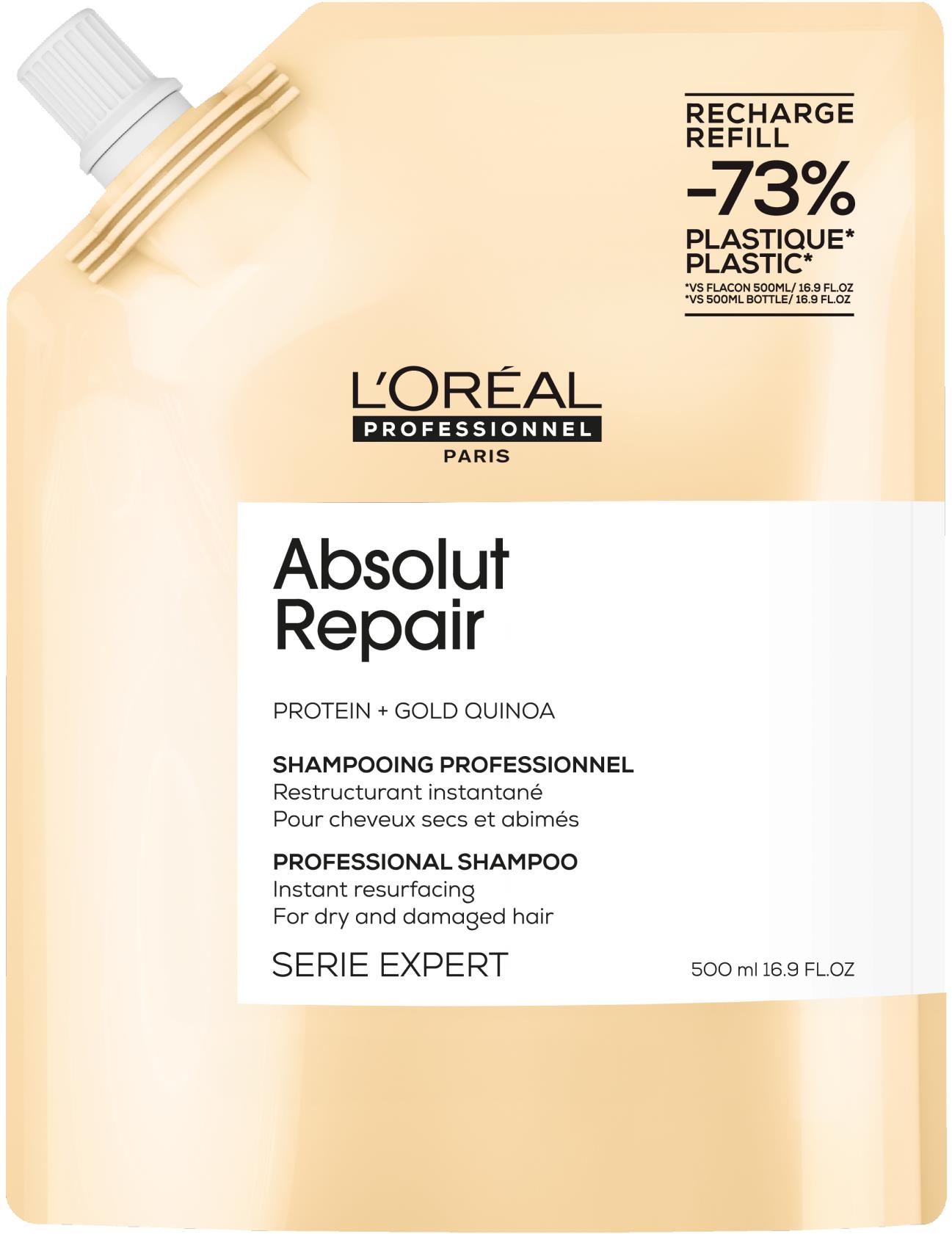L'ORÉAL PROFESSIONNEL Absolut Repair Shampoo náhradní náplň 500 ml