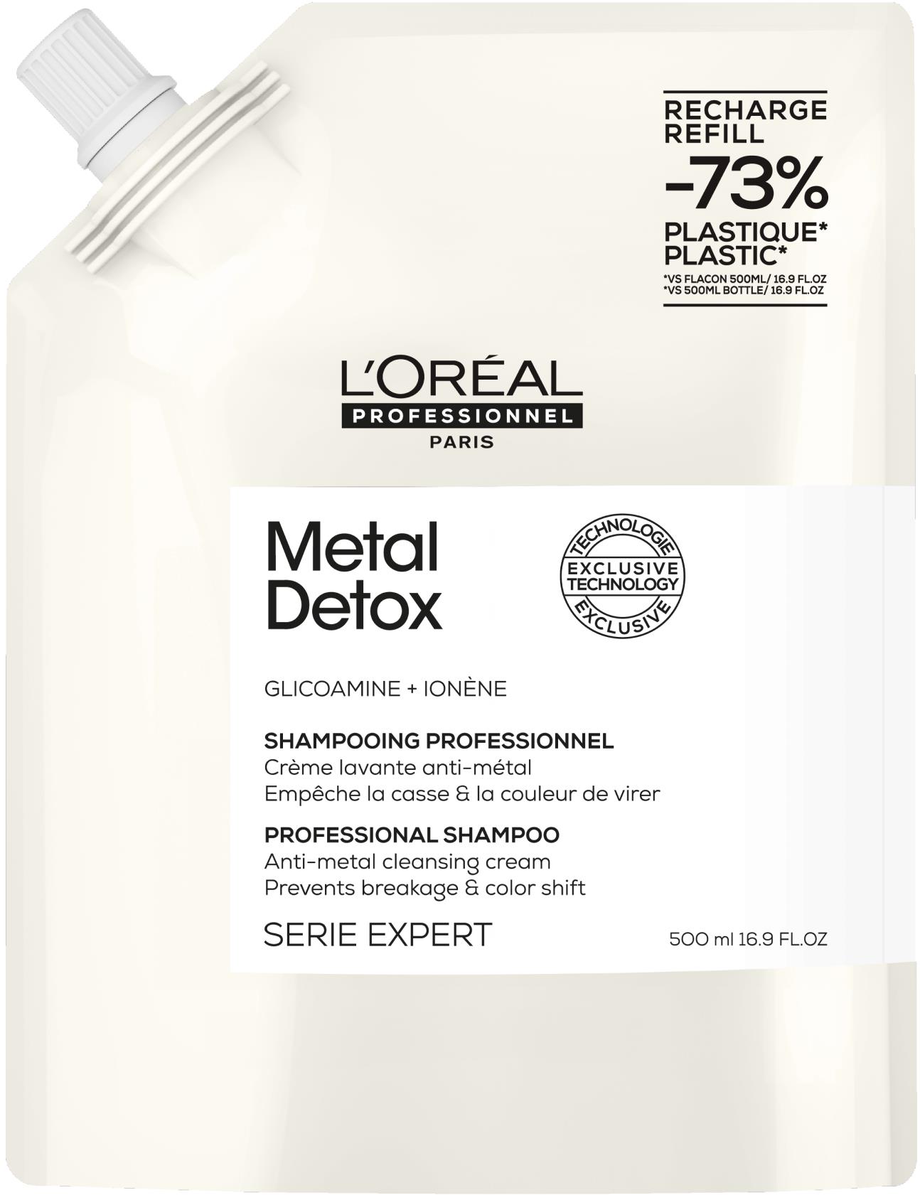 L'ORÉAL PROFESSIONNEL Metal Detox Refill Shampoo 500 ml