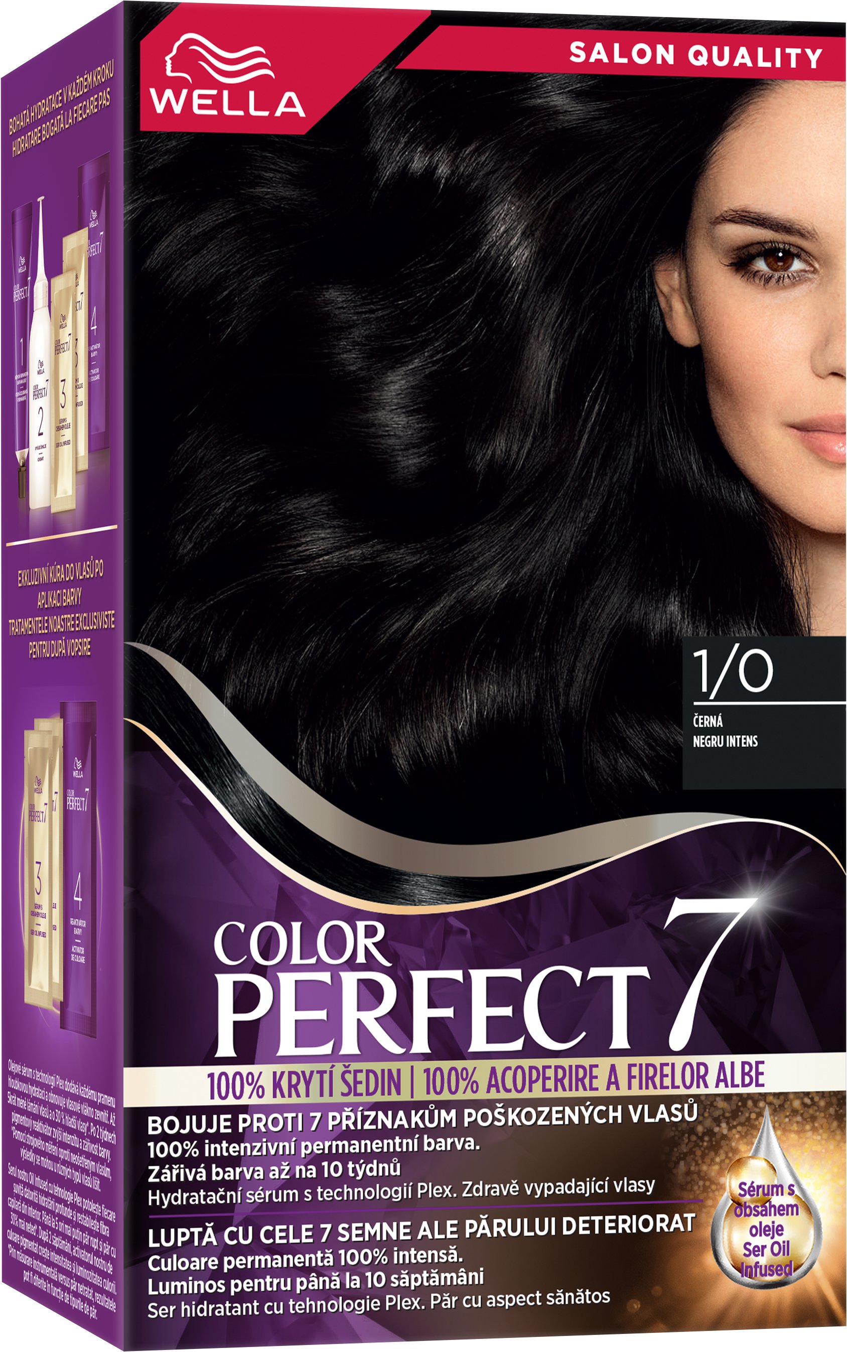 WELLA Color Perfect 1/0 Černá 135 ml