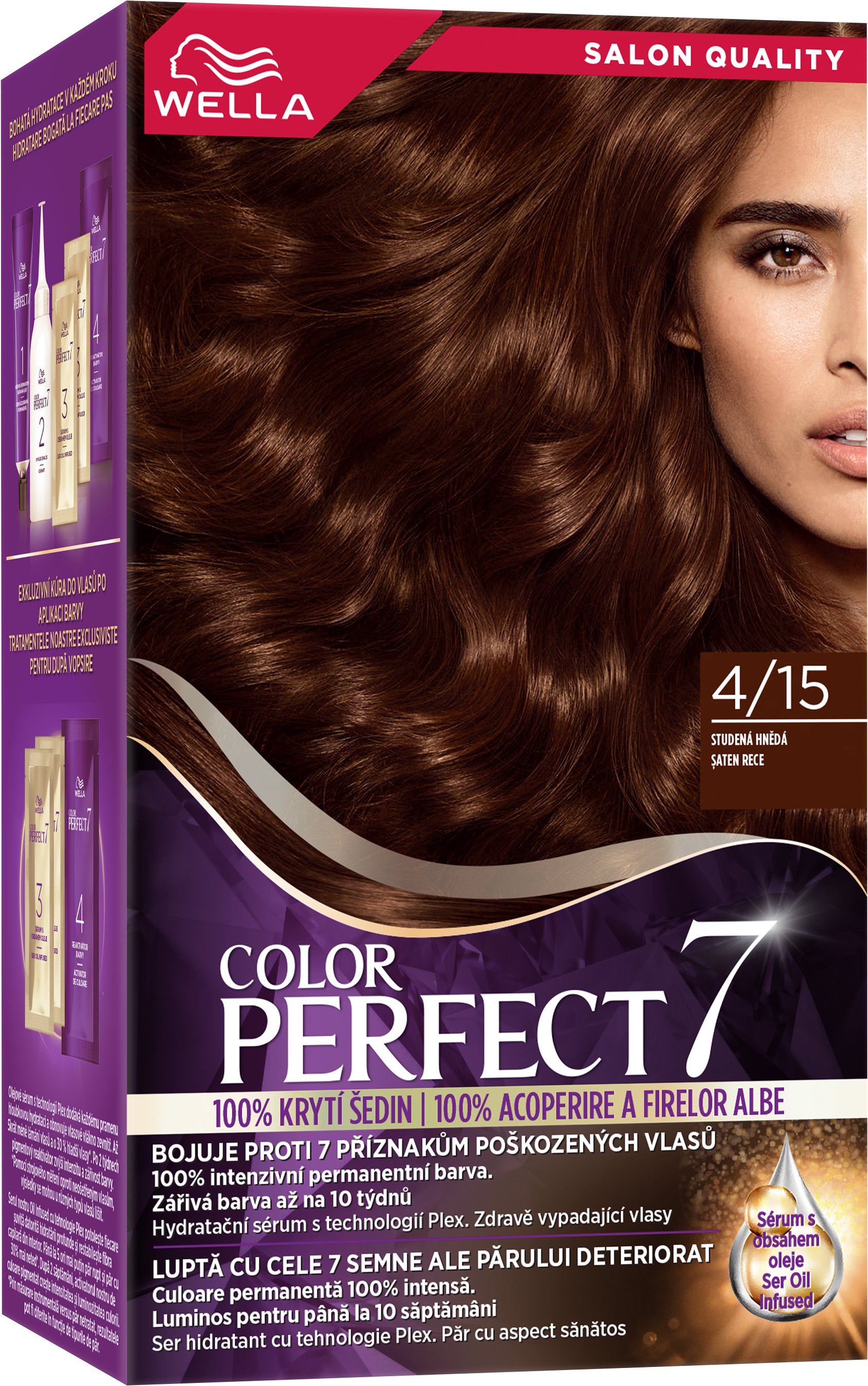 WELLA Color Perfect 4/15 Studená hnědá 135 ml