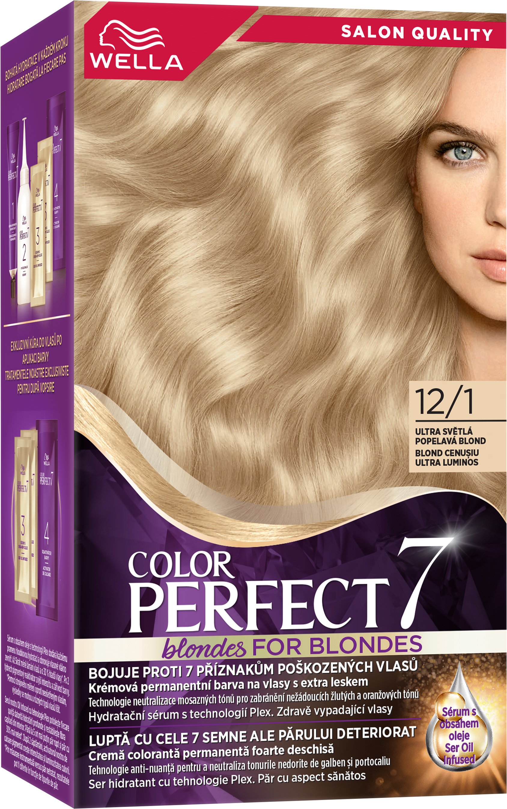 WELLA Color Perfect 12/1 Ultra světlá popelavá blond 135 ml