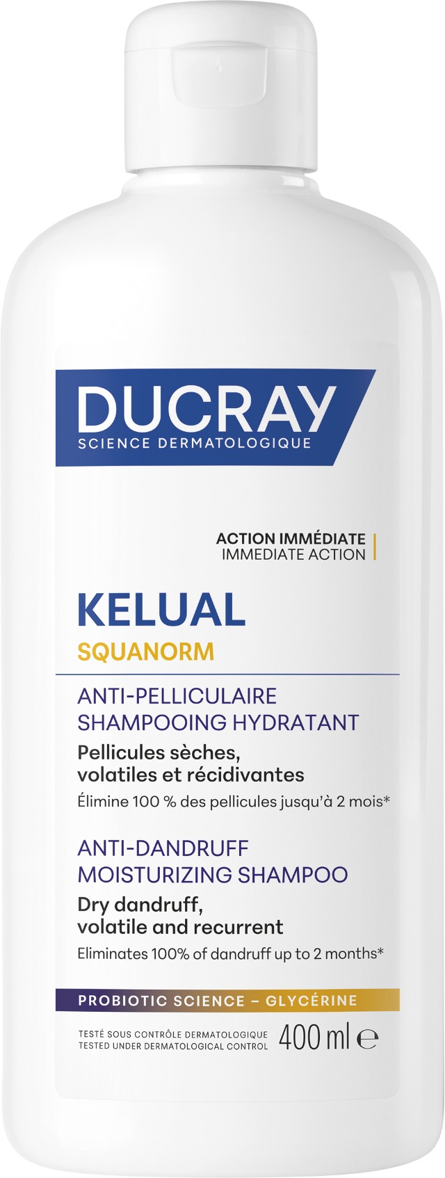 DUCRAY Kelual Squanorm na suché lupy 400 ml