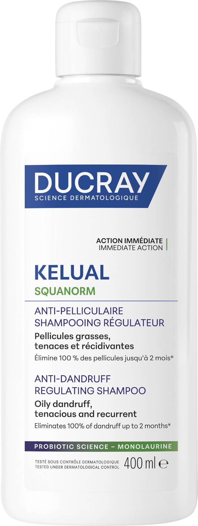 DUCRAY Kelual Squanorm na mastné lupy 400 ml
