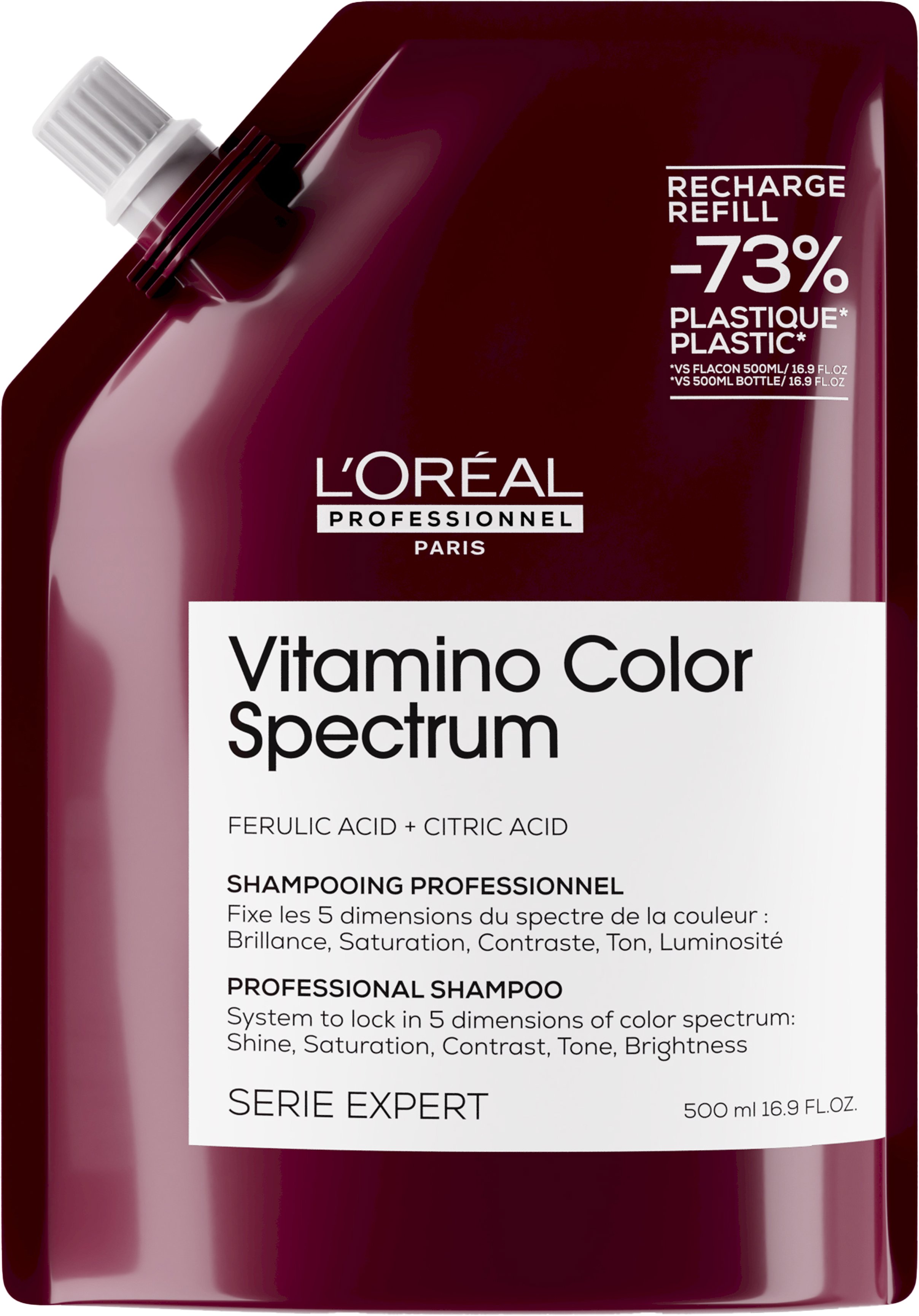 L'ORÉAL PROFESSIONNEL Serie Expert Náhradní náplň šamponu Vitamino Color Spectrum 500 ml