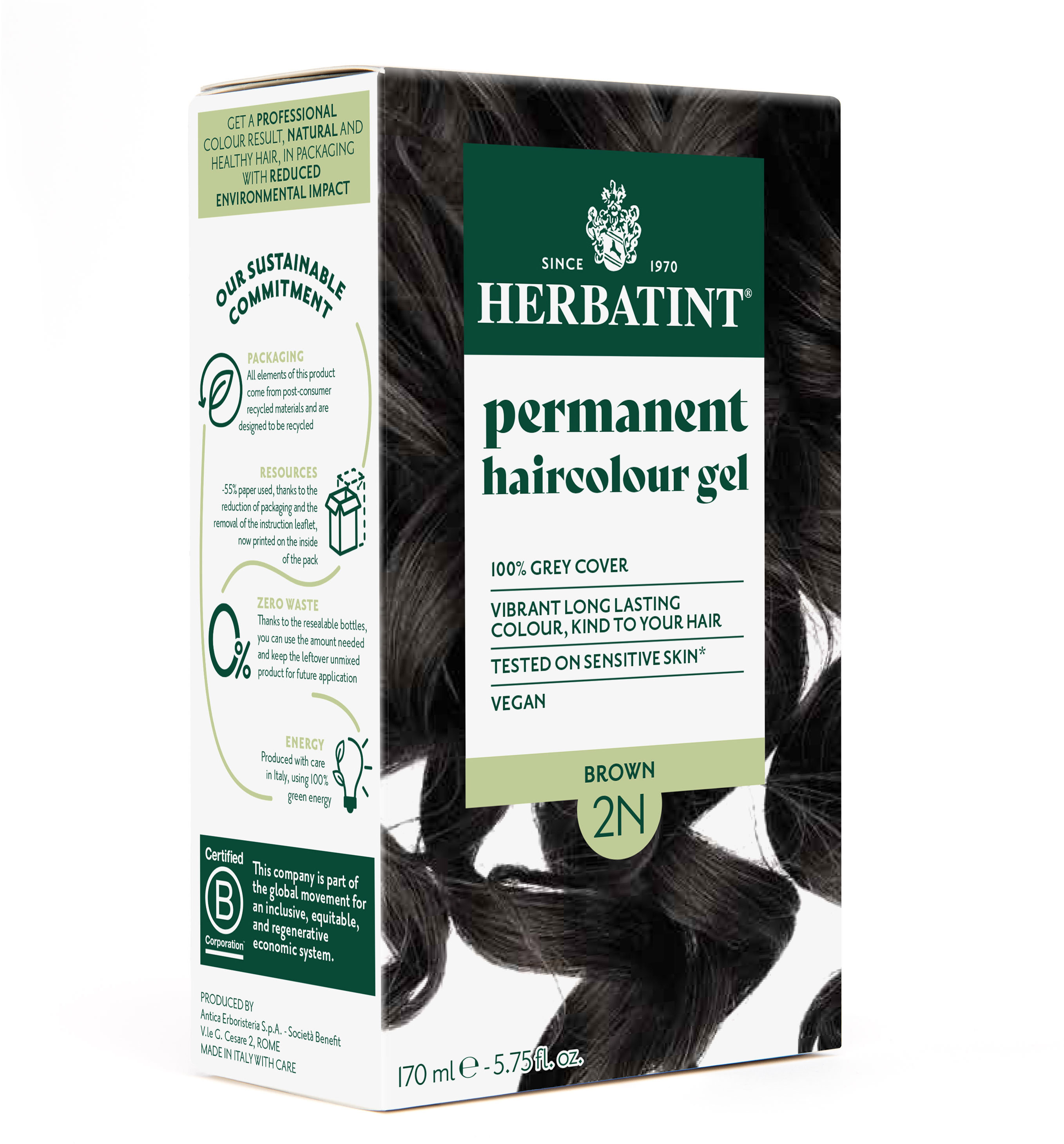 HERBATINT 2N hnědá 170 ml