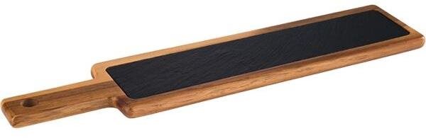 APS Servírovací prkénko 43 × 12 cm, dřevo/břidlice
