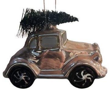 KURT ADLER Vánoční ozdoby - auto se stromečkem