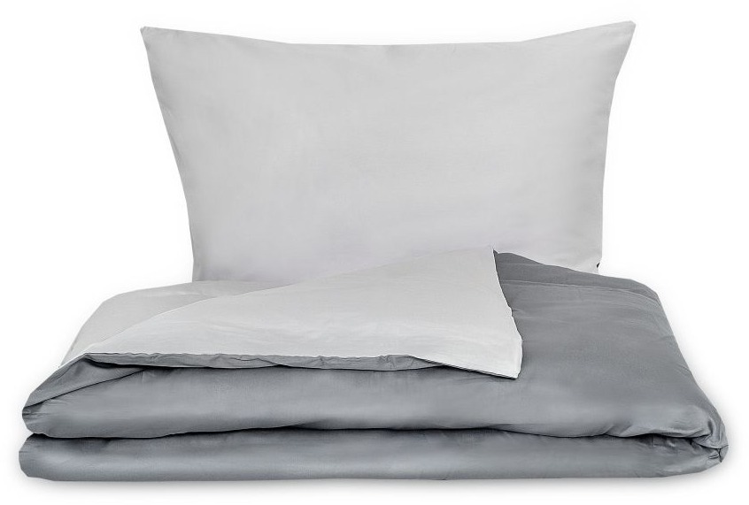 Kvalitex LUXURY COLLECTION šedé povlečení 140 × 200, 70 × 90 cm