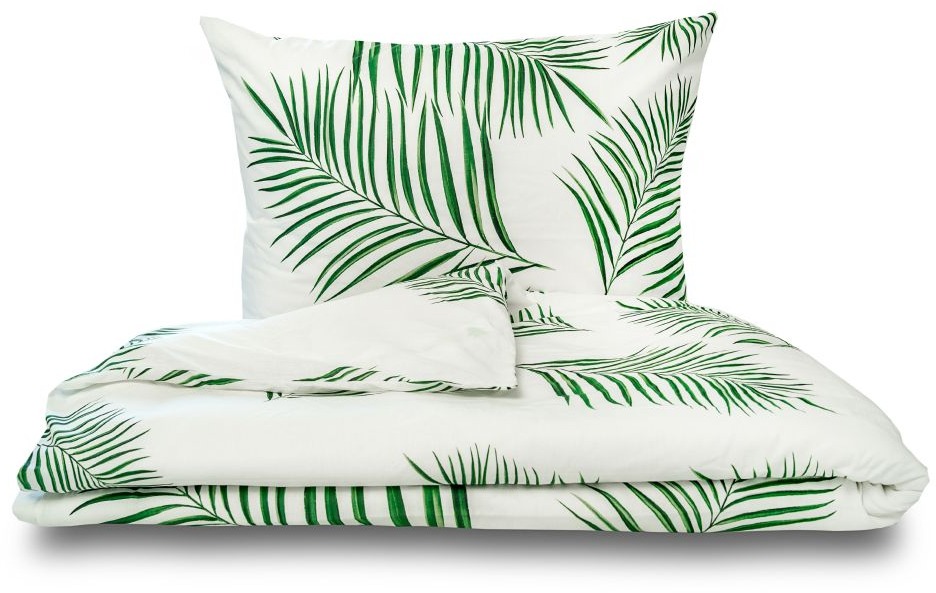 Kvalitex Povlečení bavlna renforcé 1+2, 220 × 200, 70 × 90 cm Tropical bílé