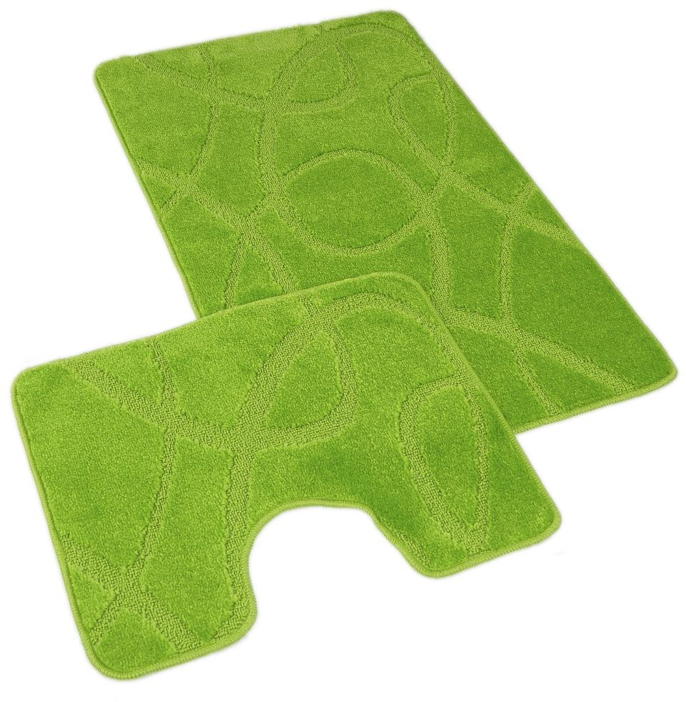 Kvalitex Koupelnová a WC předložka 60 × 100, 50 × 60 cm elipsy zelená