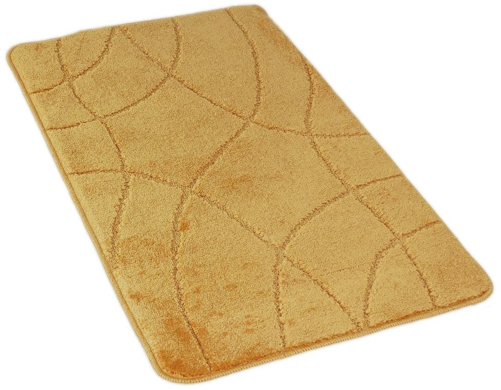 Kvalitex Koupelnová předložka 60 × 100 cm labyrint zlatá