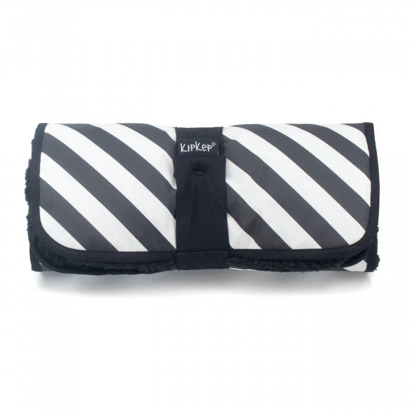 KipKep Přebalovací podložka Napper Black Stripes - kožíšek
