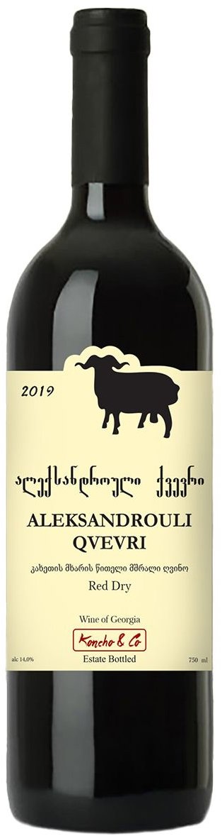 Koncho & Co ALEKSANDROULI QVEVRI 750 ml, 13,5 % vol.