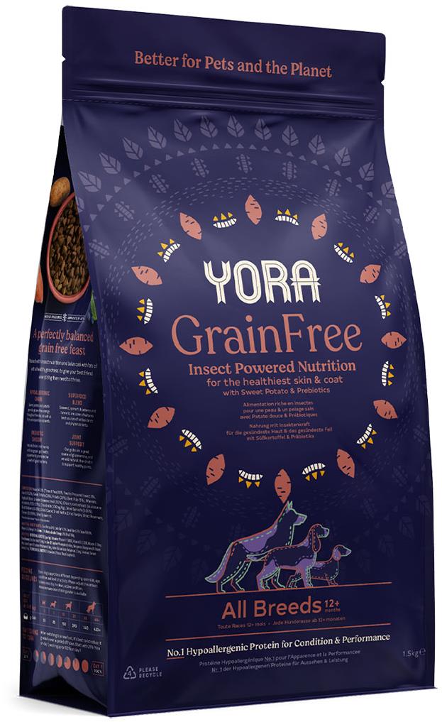 YORA granule z hmyzu GrainFree Adult All Breeds 12 kg