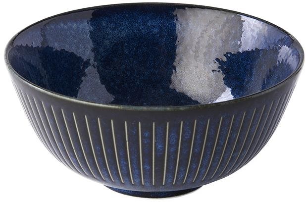 Made In Japan Miska 1 ks 16 cm Ridged Indigo