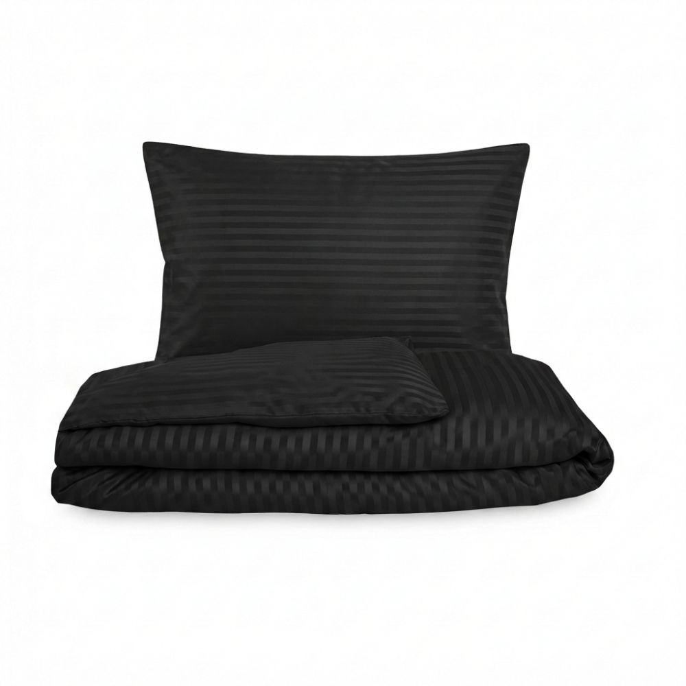 Kvalitex s proužkem černé 200 × 220 2 × 70 × 90