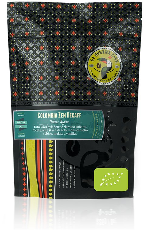 La Boheme Cafe Kolumbie Zen Decaff - bez kofeinu 1 kg