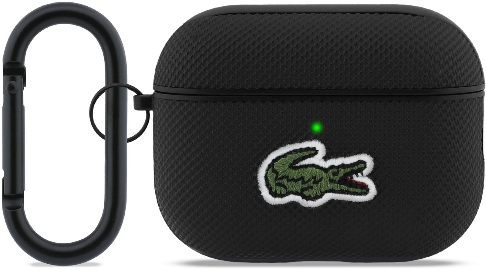 Lacoste Petit Pique Croc Logo Patch Pouzdro pro AirPods Pro 3 Black