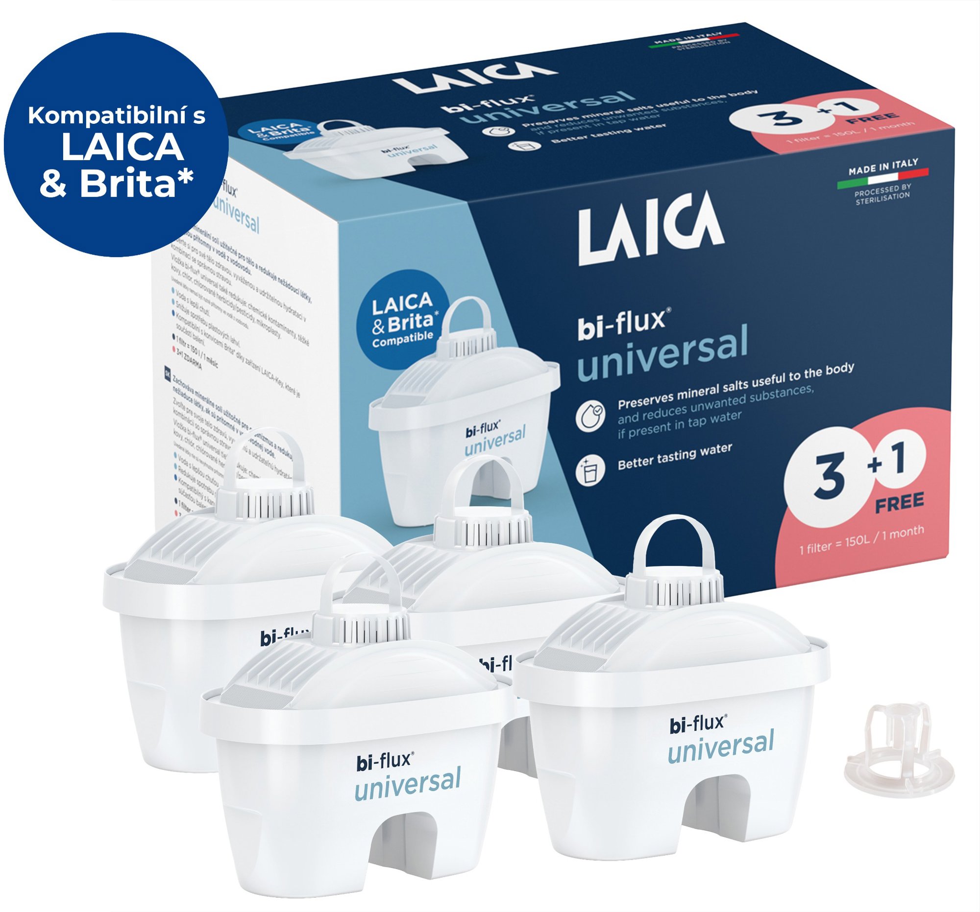 Laica Bi-Flux Universal Slim F3 + 1T 4 ks