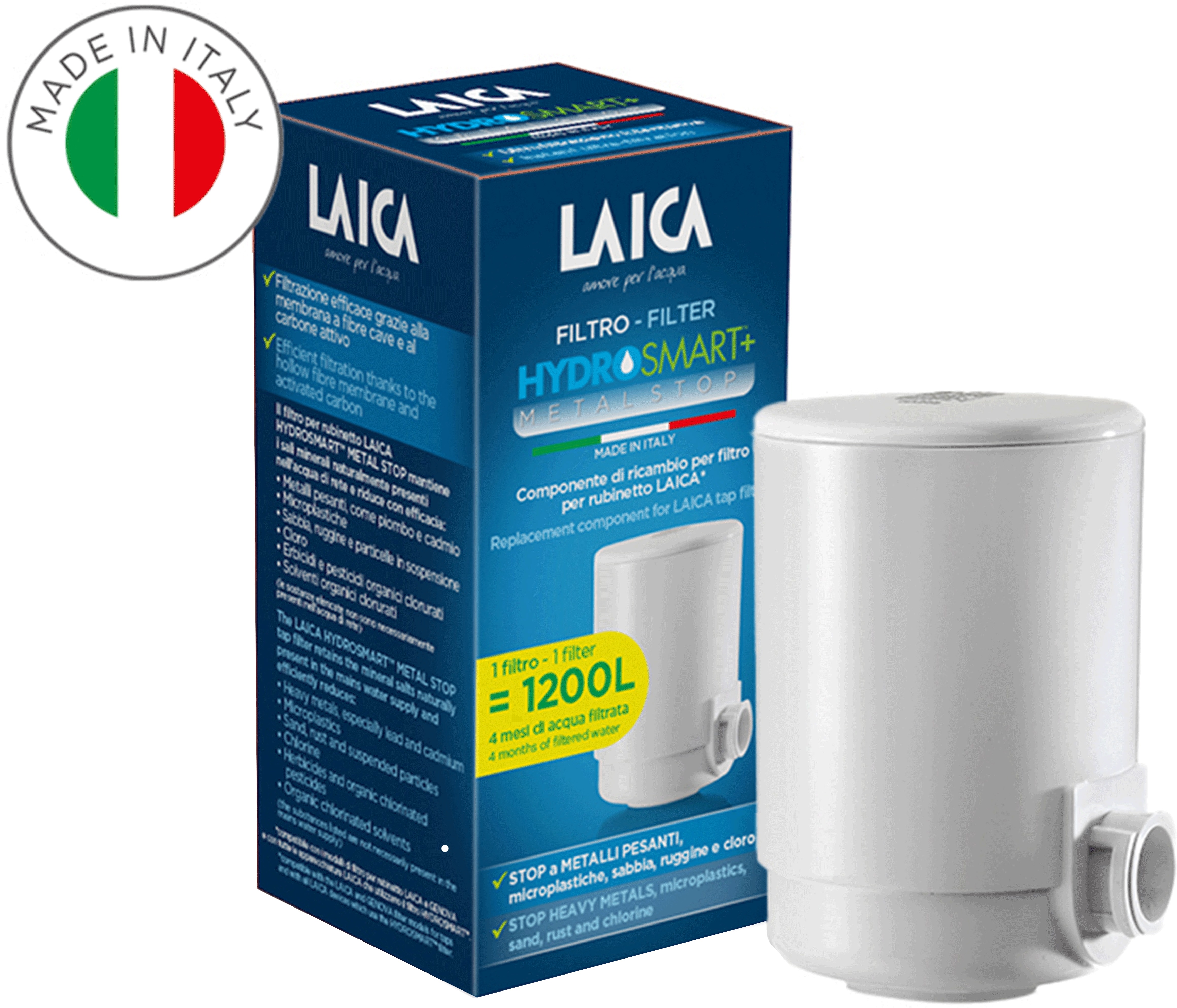 Laica HYDROSMART+ METAL STOP FR01M