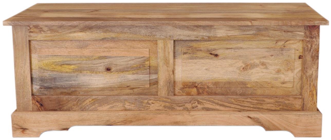 LAKŠMI - indickynabytek Guru 120 × 45 × 45 z mangového dřeva - Mango Natural