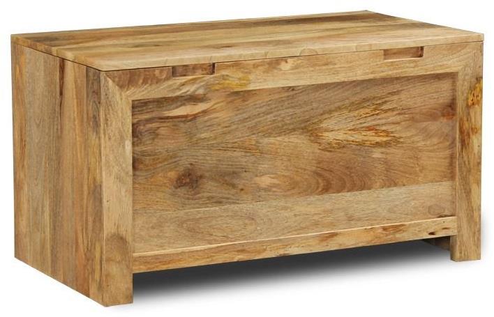 LAKŠMI Truhla Hina 90 × 45 × 45 z mangového dřeva