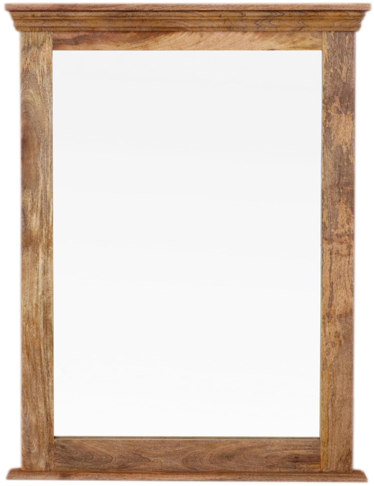 LAKŠMI zrcadlo Guru 90 × 120 cm z masivu mango