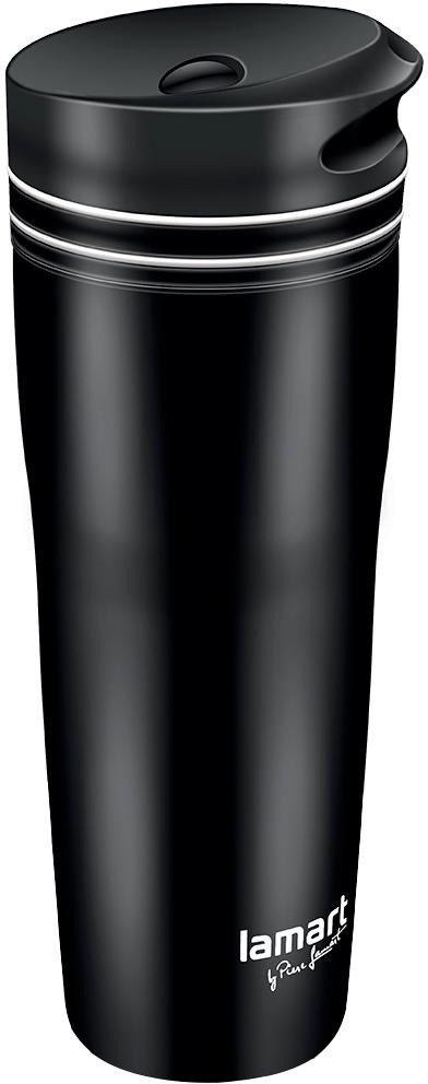Lamart termohrnek 360ml černo/bílá MANQ LT4049