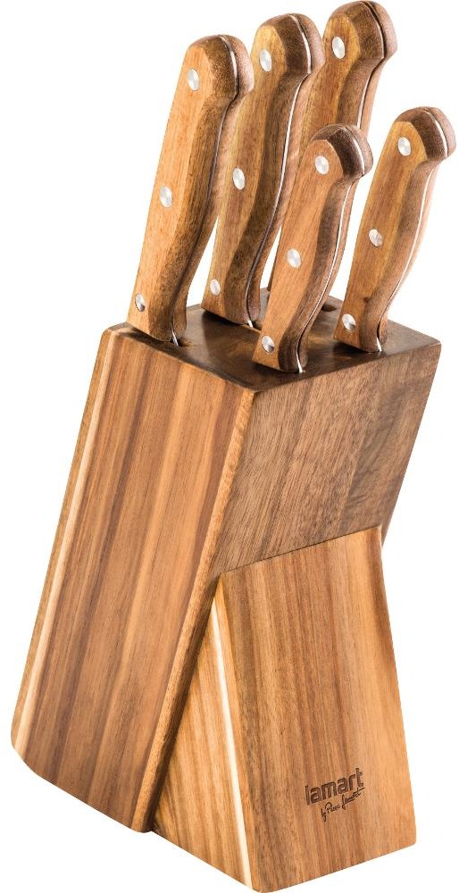 Lamart LT2080 SET 5 NOŽŮ V BLOKU WOOD