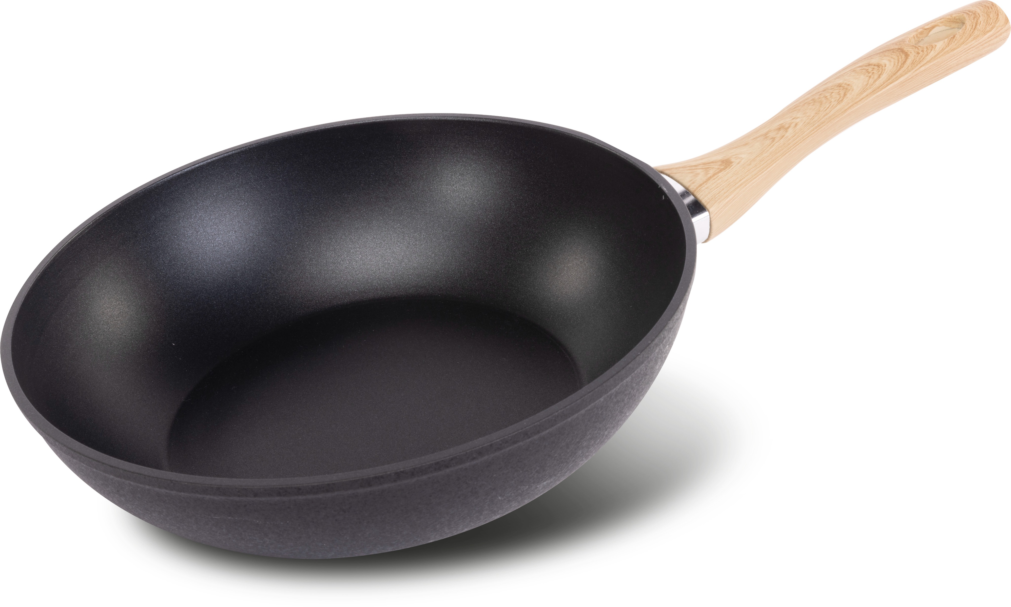LAMART LT1306 Pánev wok 28 cm NATUR