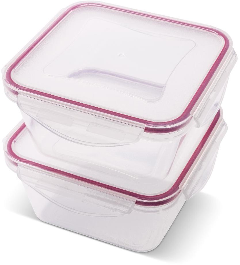 Lamart LT6060 Set dóz 2 × 0,6 l CLIP čtverec