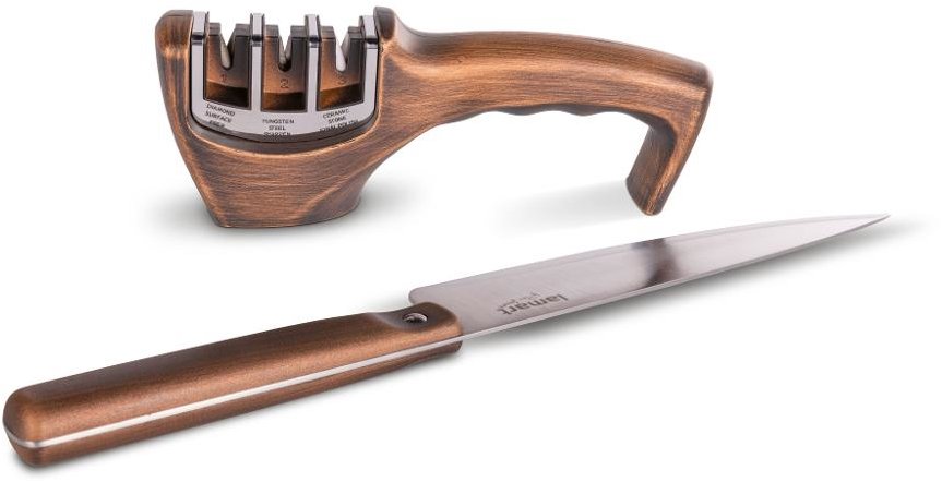 Lamart LT2156 Set nůž a brousek retro