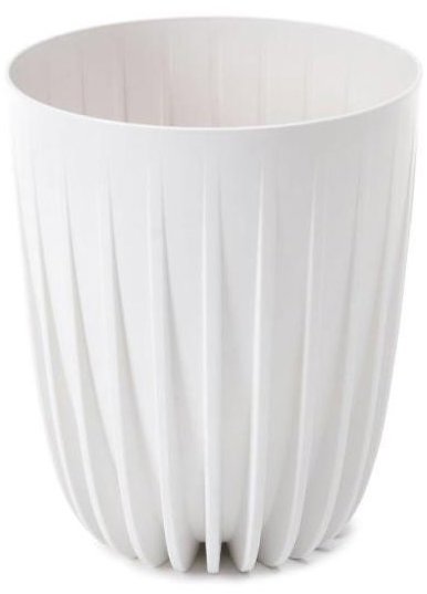 Lamela Květináč MIRA průměr 30 cm, bílý