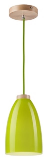 Lamkur LM-1.1/38 GREEN materiál glass 28903 single lamp
