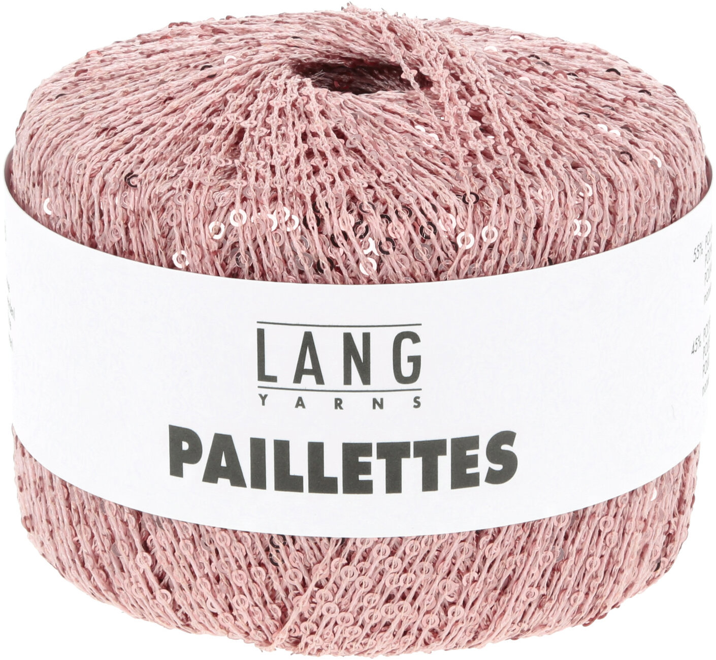 LANG YARNS Paillettes efektní příze s flitry, 25 g, růžová
